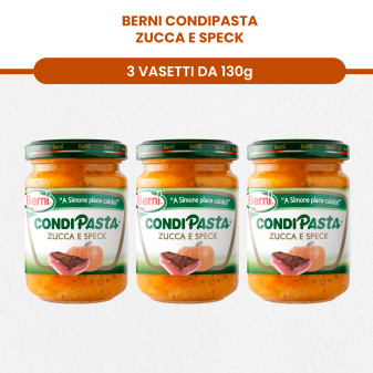 Berni Condipasta Sughi Pronti Assortiti e Condimenti Misti per Primi Piatti Caldi o Pasta Fredda -