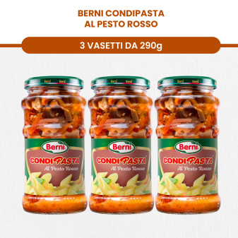 Berni Condipasta Sughi Pronti Assortiti e Condimenti Misti per Primi Piatti Caldi o Pasta Fredda -