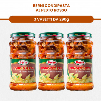 Berni Condipasta Sughi Pronti Assortiti e Condimenti Misti per Primi Piatti Caldi o Pasta Fredda -