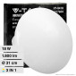 V-Tac Gallery VT-8418 Plafoniera LED Rotonda 18W SMD Changing Color CCT 3in1 Effetto Cielo Stellato con Driver - SKU 217604