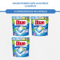 Immagine 3 - Dixan Power Caps Detersivo in Capsule per Lavatrice Classico + Multicolor - 6 Confezioni da 45