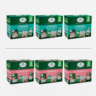 L'Angelica Coach della Salute Percorso Benessere Tisane e Integratori Kit Drenante + Kit Ventre