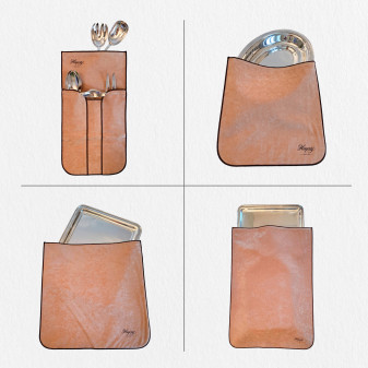 Hagerty Silver Guard Holloware Bag Astuccio Antiossidante Posate da Servizio in Argento ed