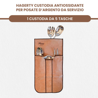 Hagerty Silver Guard Holloware Bag Astuccio Antiossidante Posate da Servizio in Argento ed