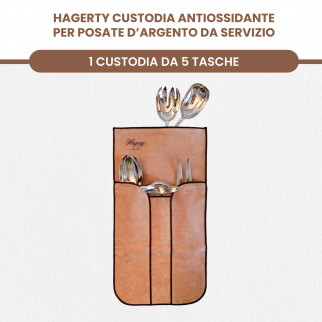 Hagerty Silver Guard Holloware Bag Astuccio Antiossidante Posate da Servizio in Argento ed