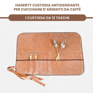 Hagerty Silver Guard Cutlery Roll Astuccio Antiossidante Posate da Tavola in Argento ed Argenteria