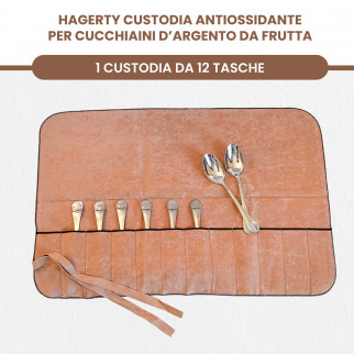 Hagerty Silver Guard Cutlery Roll Astuccio Antiossidante Posate da Tavola in Argento ed Argenteria