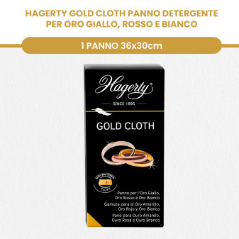 Hagerty Detergenti ad Immersione e Panni Pulenti per la Cura e la Pulizia di Gioielli Preziosi e