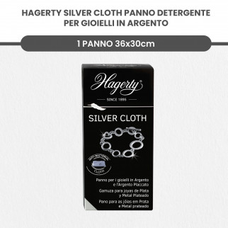 Hagerty Detergenti ad Immersione e Panni Pulenti per la Cura e la Pulizia di Gioielli Preziosi e