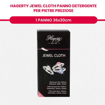 Hagerty Detergenti ad Immersione e Panni Pulenti per la Cura e la Pulizia di Gioielli Preziosi e