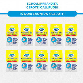 Scholl Cerotti Callifughi per Sollievo Immediato e Rimozione Sicura di Calli e Duroni su Dita e
