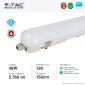 Immagine 4 - V-Tac VT-150148E Tubo LED Plafoniera 48W Lampadina Chip Samsung IP65 150cm con Batteria di