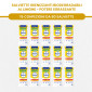 Immagine 3 - Napisan Salviette Igienizzanti Biodegradabili Extra Forti Sgrassanti Limone + Formula 0% Senza