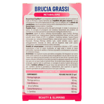 Equilibra Integratore per la Perdita di Peso Brucia Grassi -
