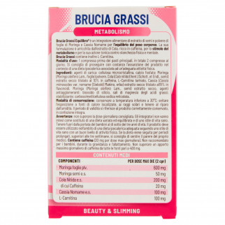 Equilibra Integratore per la Perdita di Peso Brucia Grassi -