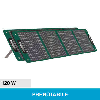V-Tac Pannello Solare Pieghevole 120W per Accumulatore Portatile IP67 - SKU...