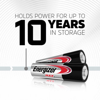 Energizer Max LR6 Stilo AA Mignon 1.5V Pile Alcaline - Blister da 4 Batterie