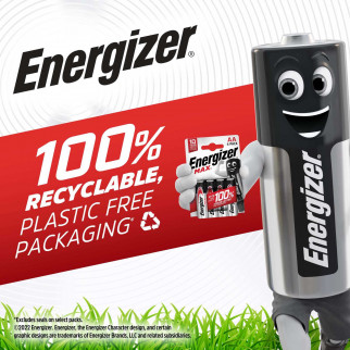 Energizer Max LR03 Mini Stilo AAA Micro 1.5V Pile Alcaline - Blister da 4 Batterie