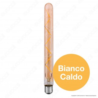 V-Tac VT-2008 Lampadina LED E27 7W Tubolare 7 Filamenti Ambrata - SKU