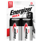 Energizer Max LR20 Torcia D Mono 1.5V Pile Alcaline - Blister da 2 Batterie