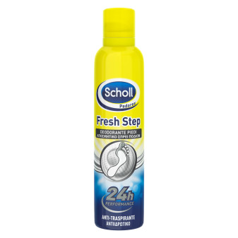 Scholl Fresh Step Deodorante Spray Piedi Anti-traspirante - Flacone da 150ml