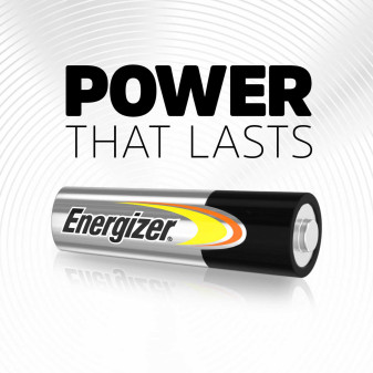 Energizer Alkaline Power LR6 Stilo AA Mignon 1.5V Pile Alcaline - Confezione da 8 Batterie