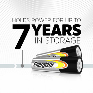 Energizer Alkaline Power LR6 Stilo AA Mignon 1.5V Pile Alcaline - Confezione da 8 Batterie