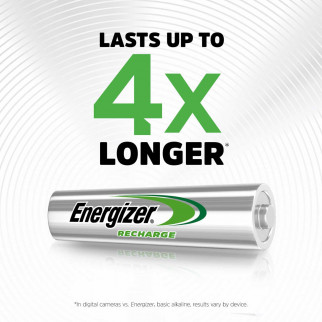 Energizer Accu Recharge Power Plus HR03 Mini Stilo AAA Micro 1.2V Pile Ricaricabili 700mAh -