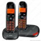 Switel Vita DC 5002 Set di 2 Telefoni Cordless per Portatori di Apparecchi Acustici [TERMINATO]