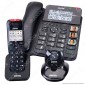 Switel Crystal DCT 64072 CP Telefono Fisso con Segreteria Cordless e Pendente SOS [TERMINATO]