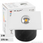 V-Tac VT-1109SQ Punto Luce LED COB 3W Segnapasso Quadrato da Incasso Colore Bianco - SKU 211209 / 211210
