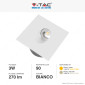 Immagine 4 - V-Tac VT-1109SQ Punto Luce LED COB 3W Segnapasso Quadrato da