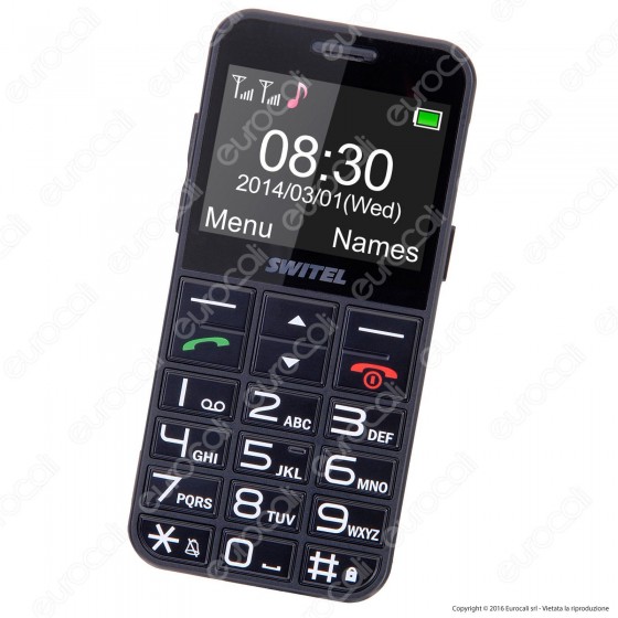 Switel M190 Mobile Telefono Cellulare per Portatori di Apparecchi Switel M190 Mobile Telefono Cellulare per Portatori di Apparecchi