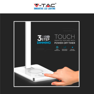 V-Tac VT-7505 Lampada LED da Tavolo 7W Multifunzione Stazione