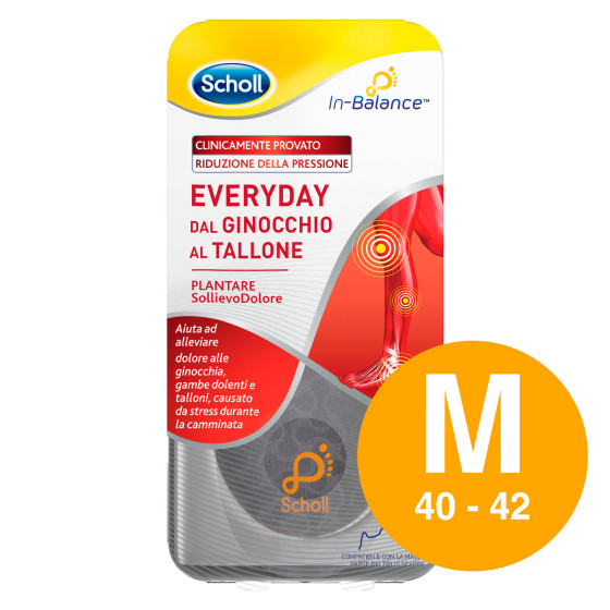 Scholl Plantare In-Balance Sollievo Dolore dal Ginocchio al Tallone - Taglia S / M / L Scholl Plantare In-Balance Sollievo Dolore dal Ginocchio al Tallone - Taglia S / M / L