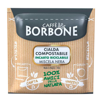 Kit Assaggio 8 Cialde Compostabili Caffè Borbone Gusti Assortiti