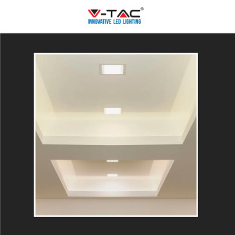 V-Tac VT-2407 Pannello LED Quadrato 24W SMD da Incasso con