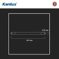 Immagine 7 - Kanlux Tubo LED SMD GLASSv4 T8 G13 18W Lampadina 120cm con Starter -