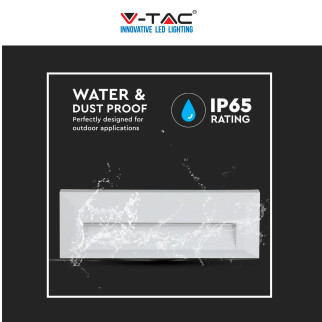 V-Tac VT-1162 Punto Luce LED SMD 3W Segnapasso Rettangolare a V-Tac VT-1162 Punto Luce LED SMD 3W Segnapasso Rettangolare a