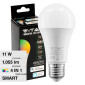 V-Tac Smart VT-5113 Lampadina LED Wi-Fi E27 11W Bulb A60 Goccia RGB+W Changing Color CCT Dimmerabile - SKU 212752