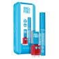 Rimmel London Kind&amp;Free Custodia in Latta con Mascara Volumizzante Vegan 01 Black e Smalto 156 Poppy Pop Red
