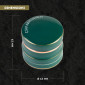 Immagine 4 - Champ High Grinder Tritatabacco 4 Parti in Porcellana e Metallo Porcelain Colore Verde