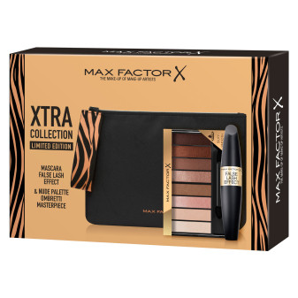 Max Factor Xtra Collection Limited Edition Pochette con Palette 001 Cappuccino Nudes e Mascara