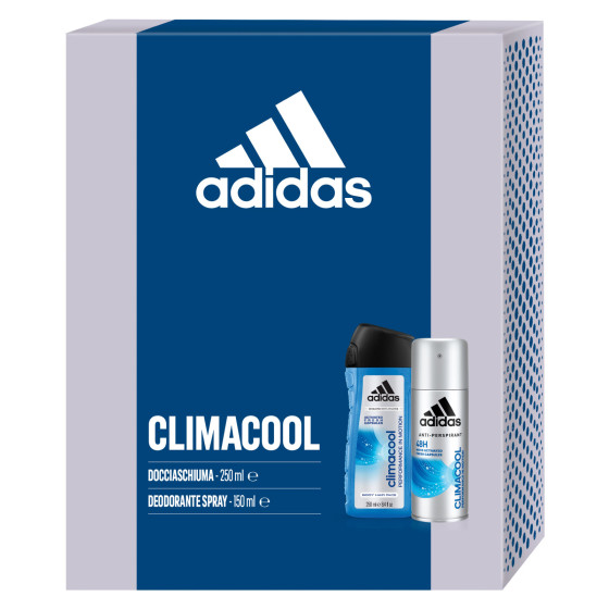Adidas Climacool Confezione Regalo con Bagnoschiuma Rinfrescante 3in1 da 250ml + Deodorante Spray Adidas Climacool Confezione Regalo con Bagnoschiuma Rinfrescante 3in1 da 250ml + Deodorante Spray
