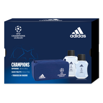 Adidas Uefa VIII Champions League Confezione Regalo con Dopobarba Aftershave da 100ml + Eau de