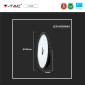 Immagine 8 - V-Tac Pro VT-9-116S Lampada Industriale LED UFO Shape 100W SMD