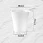 Immagine 2 - Bicchieri in Carta Riciclabile Colore Bianco da 166ml - Confezione da 50 Bicchieri