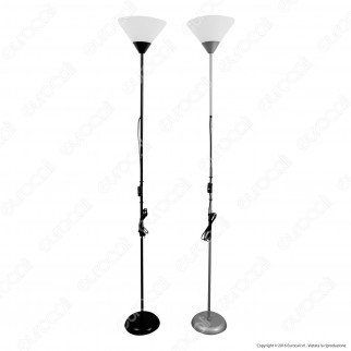 V-TAC VT-7500 Piantana in Metallo con Portalampada per Lampadine E27