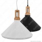 V-TAC VT-7535 Lampadario in Metallo con Portalampada per Lampadine E27 - SKU 3763 / 3764