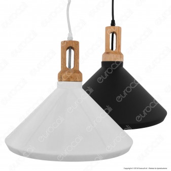 V-TAC VT-7535 Lampadario in Metallo con Portalampada per Lampadine